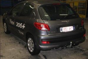 ATTELAGE Peugeot 206 + (plus) 2008-> COL DE CYGNE- attache remorque BRINK